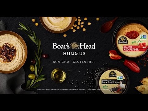 Boar's Head Hummus for Holiday recipe platters