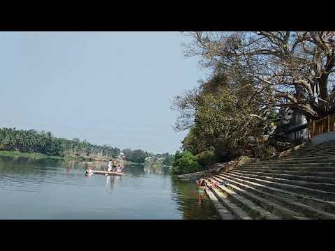 Mattur Tunga river sanskrit village Shimoga Video