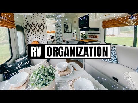 RV ORGANIZATION - Small Space Organizing with DOLLAR TREE Items!
