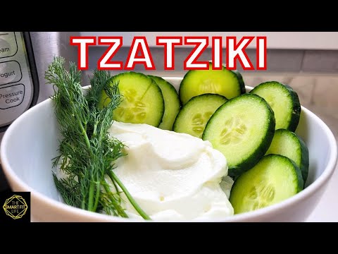 The BEST GYRO Sauce ! 👌 Greek Yogurt, Cucumber, Garlic | Quick & Delicious for your DIPS. TZATZIKI
