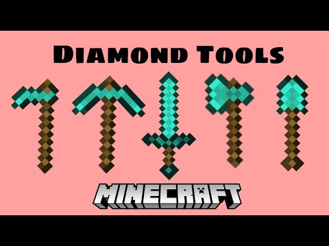 Avyana eGames - How To Make Diamond Tools In Minecraft | Minecraft Tutorial