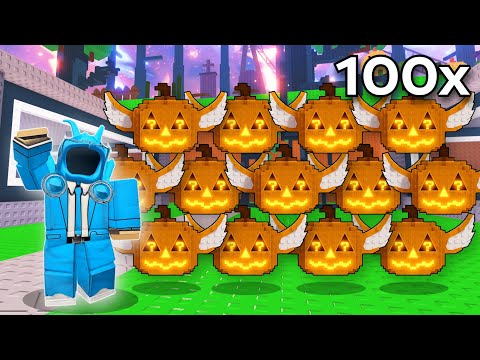 I Opened 100 SPOOKY Lucky Blocks in Steal A Brainrot