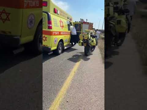 שני פצועים בתאונת דרכים סמוך לעין ורד, מצבם בינוני וקל
