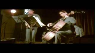 duet: tevet sela - sax & polina burshtin - cello  swan by k.sen- sans