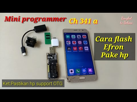 Cara flash eeprom dengan ch 341a pake handphone android