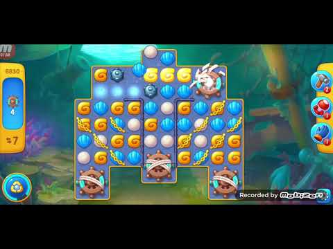 fishdom gameplay / level 6830 / It is like the ads? / thank you 피쉬돔 / 모바일 게임 / 중독성 있는 게임