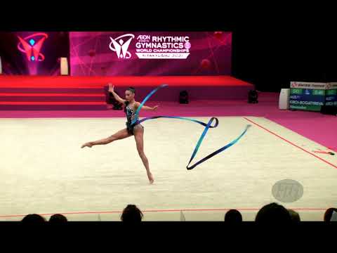 KIROI-BOGATYREVA Alexandra (AUS) - 2021 Rhythmic Worlds, Kitakyushu (JPN) - Qualifications Ribbon