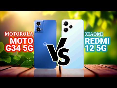 Moto G34 5G Vs Redmi 12 5G Comparison.
