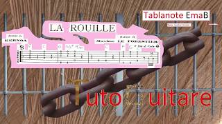 Maxime le Forestier  la rouille  tuto MIDI  tablanote  27 02 2019