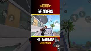 NUSA 6FINGERS KILL MONTAGE 25 #pubgmobile #bgmi #uchibanago