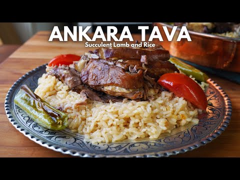 Delicious Turkish Rice with Succulent Lamb, Ankara Tava
