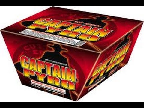 Captain Pyro 500 gram cake demo
