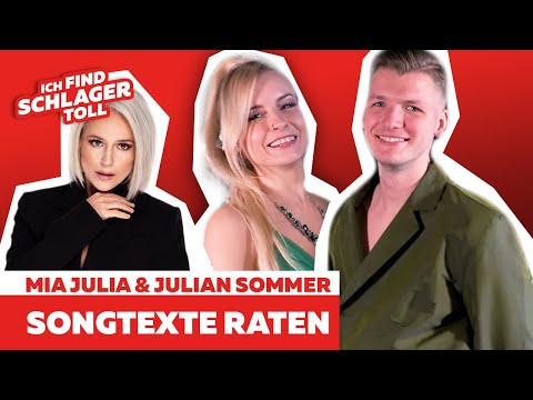 Mia Julia und Julian Sommer bei Songtexte raten! | Stars & Stories