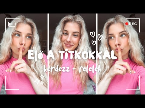 ELŐ A TITKOKKAL | kérdezz - felelek | most minden kiderül ✨