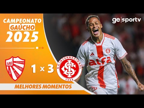 Gols e lances de São Luiz-RS x Internacional