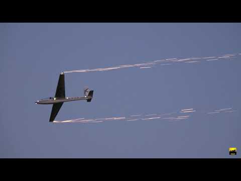 Twilight Glider Aerobatics Show - Moritz Kirchberg - Swift S1 - Airshow Gelnhausen 2019