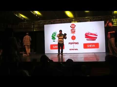 SDK EUROPE 2015 POPPING CONTEST SANY G (Italy) vs SHEVA (Poland)   SEMIFINALS