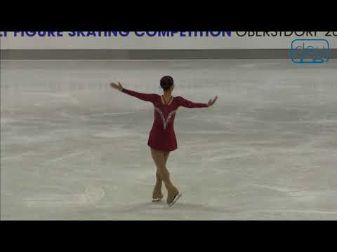 Jianwen Jessica Lai. Oberstdorf 2018. Bronze Ladies II B FS. 4 place