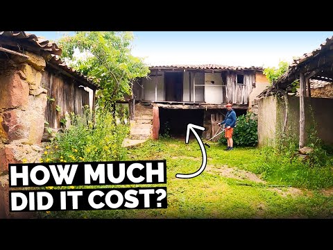 We bought an abandoned stone house farm in portugal