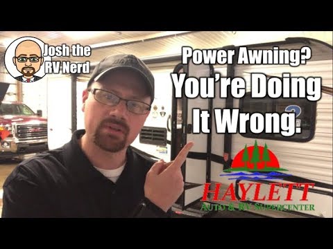 You're Using Your Power Awning Wrong with Josh the RV Nerd