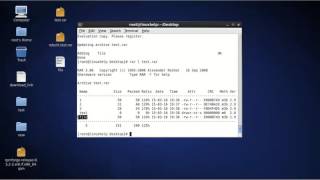 How to Create, Extract and Open RAR files in Linux