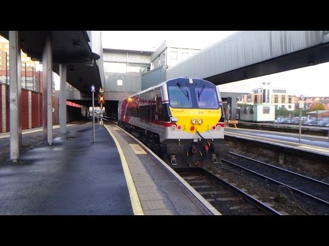 IE 201 Class loco 206 - Light Engine - Belfast Central 11/11/15