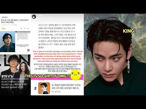 Taehyung addressed the issue himself directly & immediately, and not letting anyone twist his words