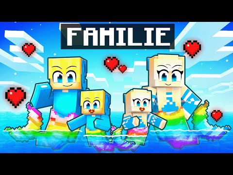 UNREAL: My MERMAID Family in Minecraft!