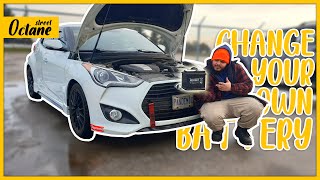 How to Change Your Own Car Battery! | ft. Hyundai Veloster