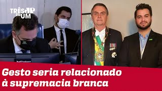Bolsonaro afasta Filipe Martins após gesto feito no Senado