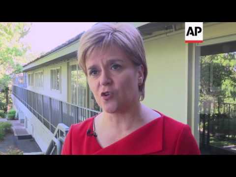Scottish Leader Starts US Visit as Brexit Looms