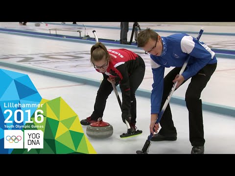 Curling Mixed Doubles - Round of 16 (1) | Lillehammer 2016 Youth Olympic Games