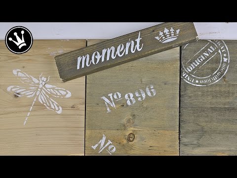 Holz mit Kaffee, Essigessenz und Stahlwolle verwittern/altern lassen/Treibholz-Effekt | Tutorial/DIY