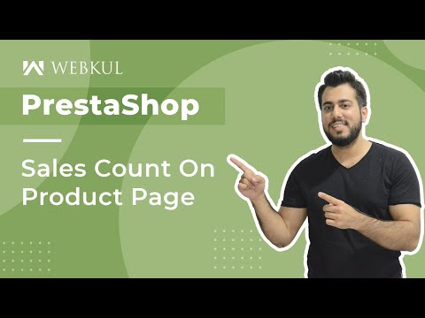 Prestashop Sales Count On Product Page