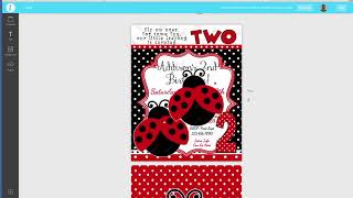 Templett Tutorial Ladybug Invitation Tutorial - JR CREATIVE DESIGNS