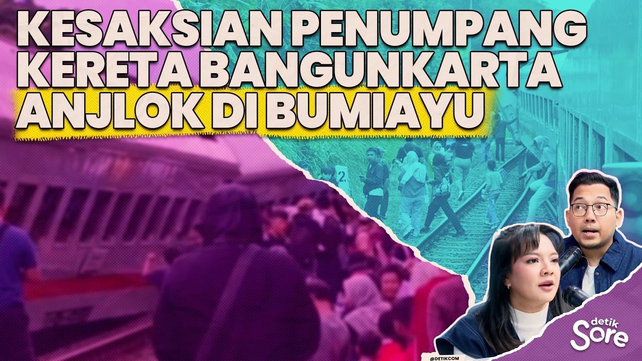 Kereta Api Bangunkarta Anjlok, Penumpang Evakuasi Diri ke Stasiun Bumiayu