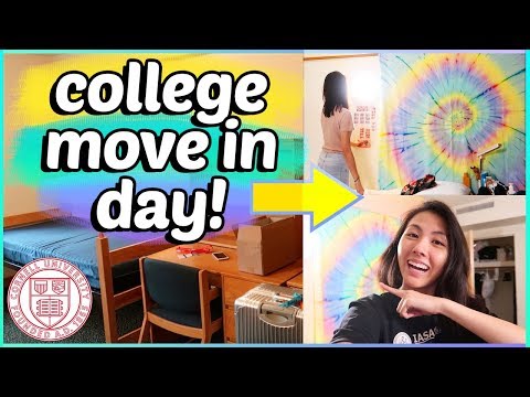 📦COLLEGE MOVE IN DAY Vlog 2018! Freshman @ Cornell University ​| Katie Tracy Video