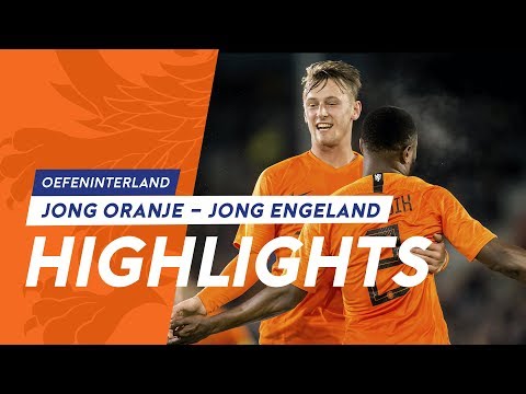 Highlights Jong Oranje - Jong Engeland (19/11/2019)