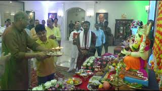 19.09.2023: Governor Ramesh Bais performs Ganesh Aarti;?>