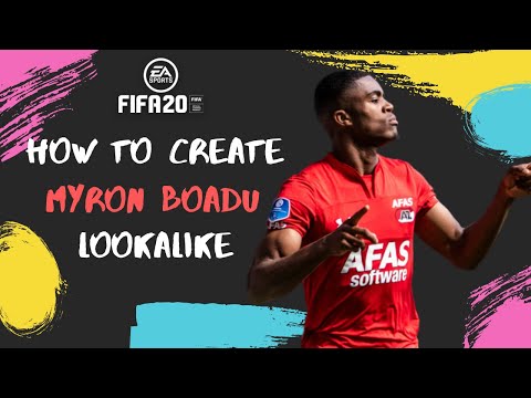 How to Create Myron Boadu - FIFA 20 Lookalike for Pro Clubs