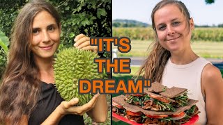 Raw Vegan Wrap and Growing Food with Olivia Hertzog