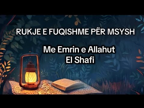 🤲✨RUKJE PËR MSYSH, ME EMRIN E ALLAHUT EL-SHAFI PËR SHËRIM NGA CDO E KEQE ✨🤲
