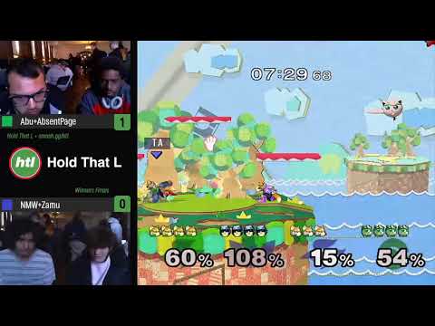 Hold That L - Abu+AbsentPage (Fox/Jigglypuff) vs NMW+Zamu (Fox/Captain Falcon) - Winners Finals