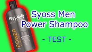 Syoss Men  Power Shampoo Test