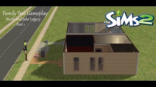 Family Tree Game Play- Starla and Jake Legacy (Part 1) | Making Homes and Future Plans