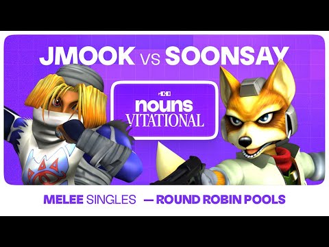 Nounsvitational 2024: Jmook (Sheik) vs Soonsay (Fox) | SSBM Melee Round Robin Pools