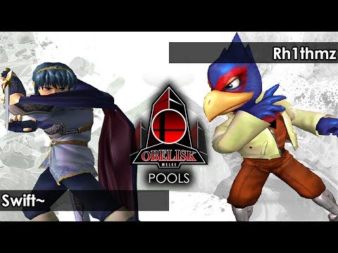 Melee: Swift~ (Marth) V Rh1thmz (Falco) - Obelisk 56 Tournament SSBM
