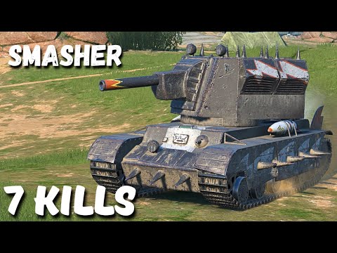 Smasher - 7 KILLS | 2,8 K Damage, WoT Blitz Replay