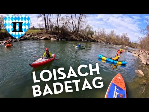 "TRAUMBACH LOISACH" - Packraft Kenterung mit Helm | Penzberg - Wolfratshausen | OBERBAYERN TRILOGIE2
