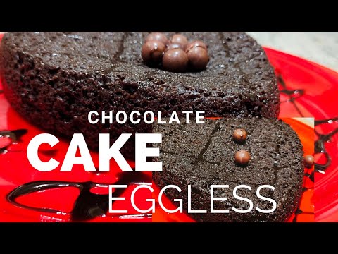 Eggless chocolate cake